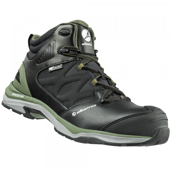 ALBATROS Sicherheitsschuhe ULTRATRAIL OLIVE CTX MID S3 ESD WR HRO SRC