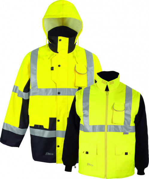 ASATEX Warnschutz-Parka PREVENT 5 in 1