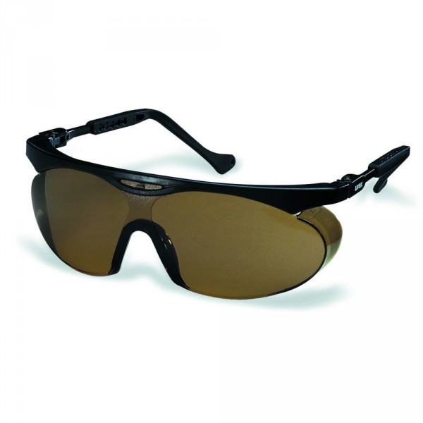 UVEX® Schutzbrille Skyper schwarz/braun
