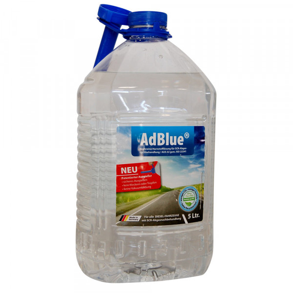 AdBlue für SCR Abgasnachbehandlung