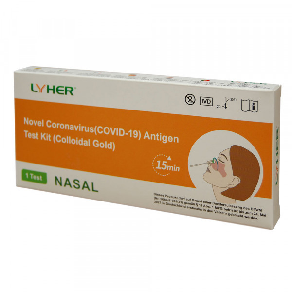 LYHER® Coronavirus (2019-nCov) Antigentest, Laientest