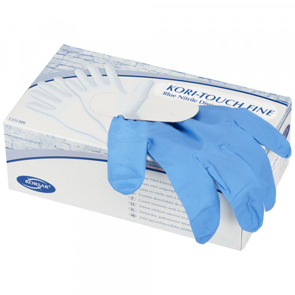 KORSAR Kori-Touch Fine Blue Einweg-Handschuh