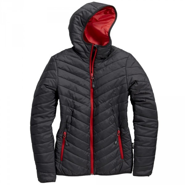 KORSAR Damen-Kapuzen-Steppjacke Crossover