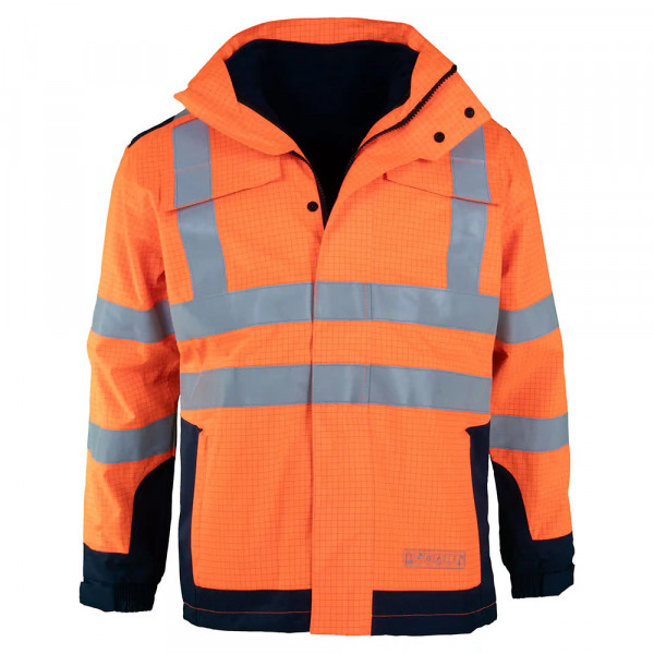 ASATEX Multinorm Wetter-, Flamm- und Warnschutzjacke