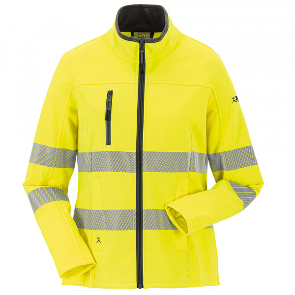 PLANAM Pure Warnschutz Damen Softshelljacke