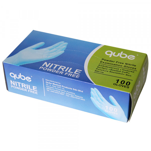 QUBE Nitril-Einweghandschuhe