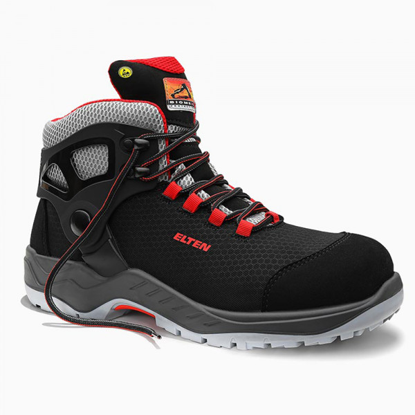 ELTEN Sicherheitsschnürstiefel Arturo Black-Red ESD S3S