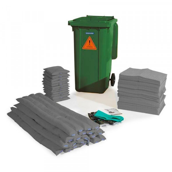 DENSORB Notfall-Set, Bindemittel im Rollcontainer B 24