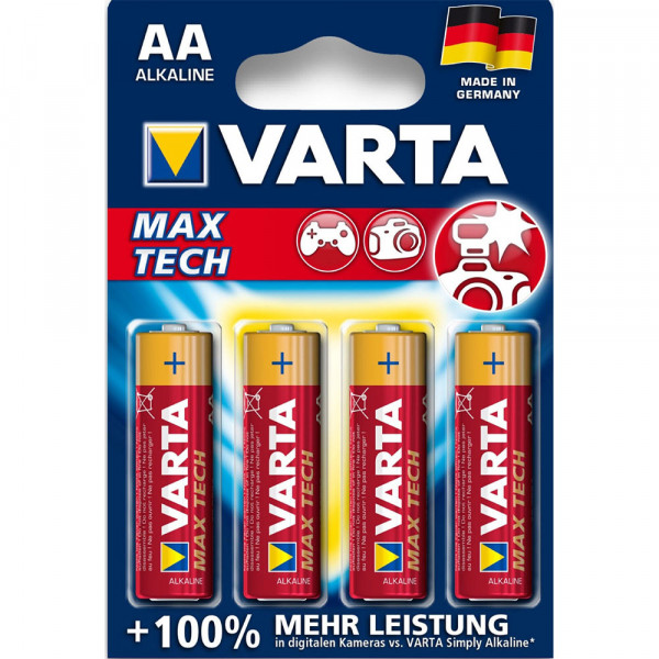 VARTA Batterie LR 06 AA MaxTech 4er-Pack