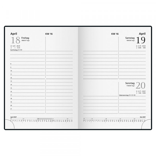 Brunnen Taschenkalender 2027 A6