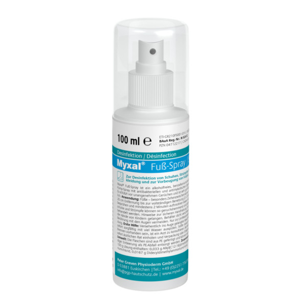 Physioderm® Myxal® Fußspray, desinfizierend